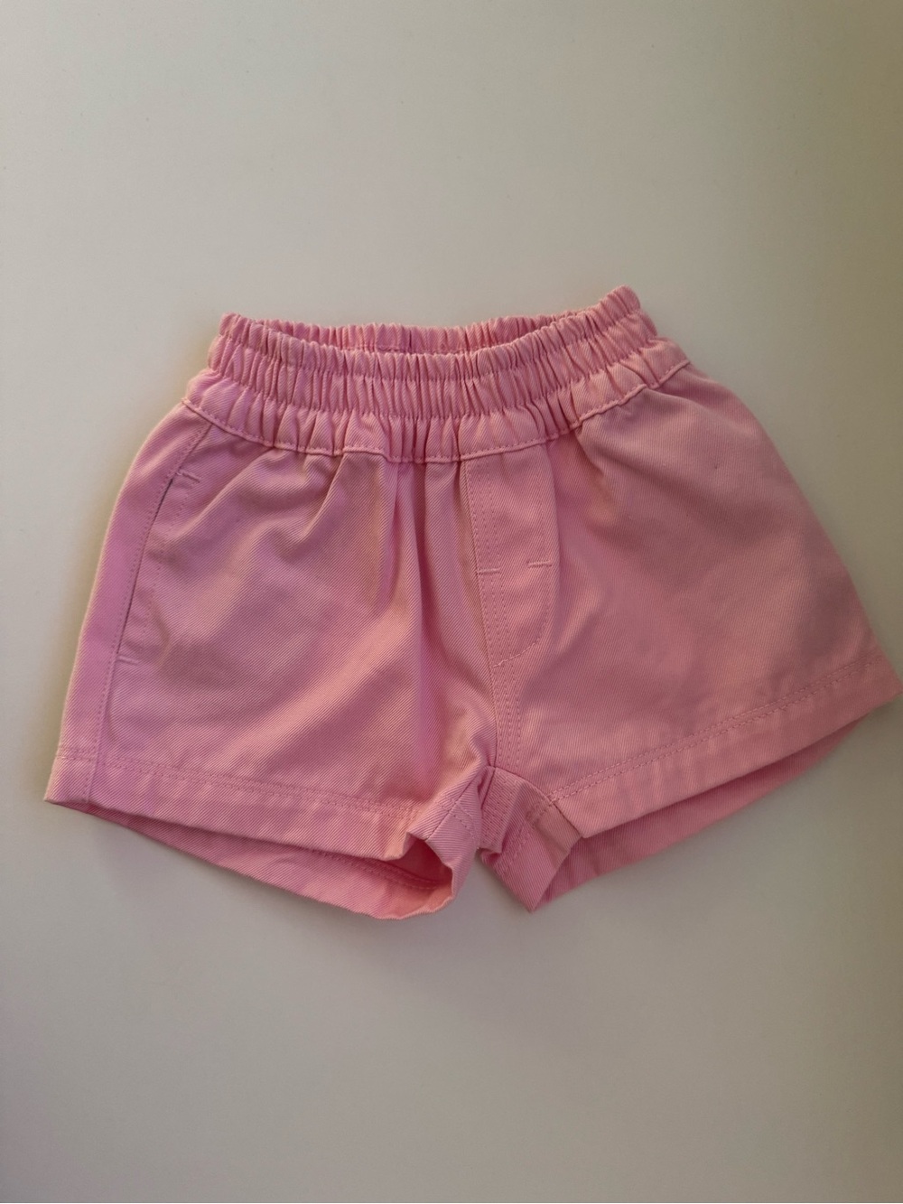 The Beaufort Bonnet Company Pink Elastic Waist Shorts